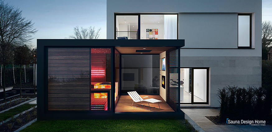 Luxus design Sauna Haus Wien