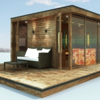 Rustikale Premium Sauna