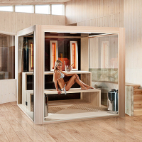 Bio Sauna Cube Luxury - minimalistischer Stil Wien
