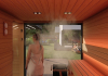Finnische Sauna mit Ruheraum