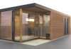 Gardenhaus mit Sauna, Sauna Planung, Saunahaus Idee