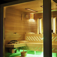 Glas Sauna mit Infrarot Burgenland