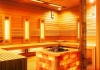 Garten Sauna mit Himalaya Salztherapie und Infrarot Wien