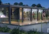 Wellness Saunahaus mit whirpool