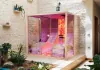 Individuelle Dampfsauna mit Relaxliege