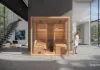 Bio Dampf Sauna Easy Comfort mit Relax Liegen Bio Dampf Sauna Easy Comfort mit Relax Liegen