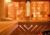 Kombinierte Heim Sauna mit Himalaya Salzwand Salzburg