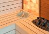 Design Sauna Bau Sauna-Infrarot Kombikabine mit Himalaya Salzziegeln, Tirol