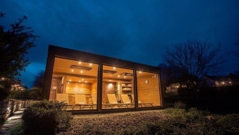 Saunahaus im Garten Stockerau Saunahaus im Garten Stockerau