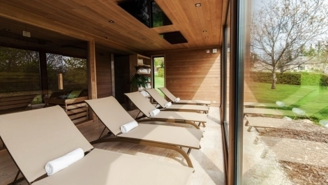 Saunahaus Wellness Ferienhaus Krems
