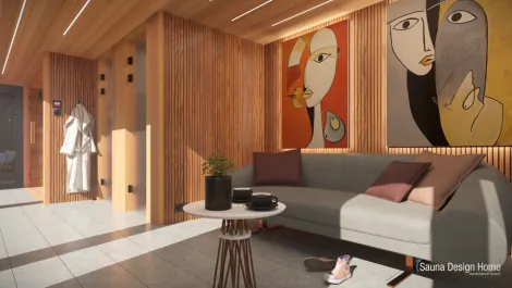 Einzigartige Ölgemälde, einzigartiges Wellness-Haus Einzigartige Ölgemälde, einzigartiges Wellness-Haus