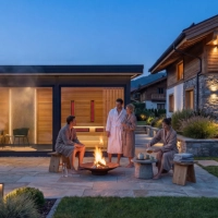 Como saunahaus für aussen