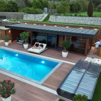Privates Wellnesshaus mit Sauna und Pool