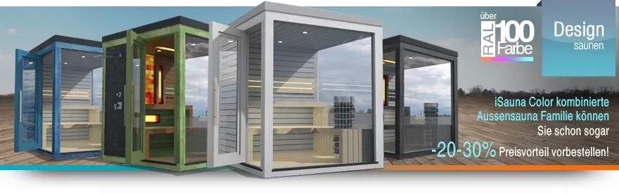 Neu, kreativ Trend von iSauna Sauna Manufaktur! Neu, kreativ Trend von iSauna Sauna Manufaktur!