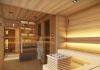 Innenansicht der Sauna