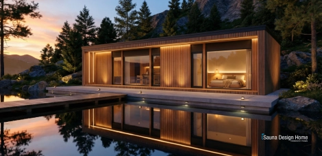 Individuel Außen Saunahause