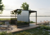 Sauna mit Pergola