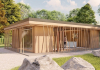 Sauna 3D Grundriss