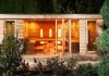 Sauna Haus mit Vordach und Terrasse, iSauna Design, Wien
