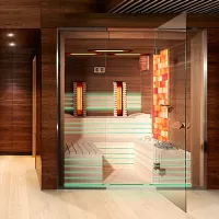 Kombi Sauna nach Maß im Badezimmer mit Himalaya Salz Amstetten Kombi Sauna nach Maß im Badezimmer mit Himalaya Salz Amstetten