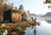 Exklusive Gartensauna