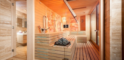 individuelle Sauna mit Himalaya Salz und Infra individuelle Sauna mit Himalaya Salz und Infra