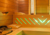 Finnische Sauna mit Infrarot Sauna in einer Glas Sauna Niederösterreich