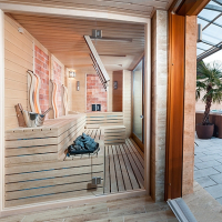 Individuelle Sauna mit Panorama