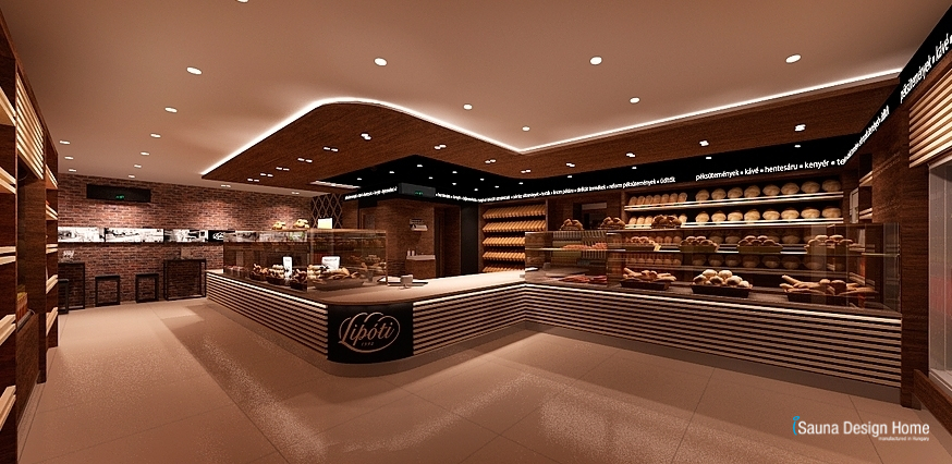 Interieur Design, Lipóti Bäckerei