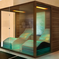 Kombi Sauna Easy Relax - ergonomische Liegen Graz