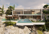 Modernes Saunahaus mit Sonnenterrasse und Whirlpool - iSauna Design Home